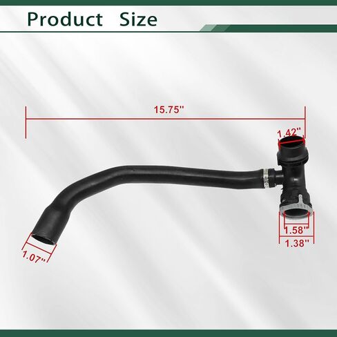 GXARTS Engine Radiator Cooling-Coolant Water Return Hose Pipe, Compatible with Volvo S60 S80 V70 XC60 XC70 XC90 2007-2013 Replace 30774513 in Saudi Arabia