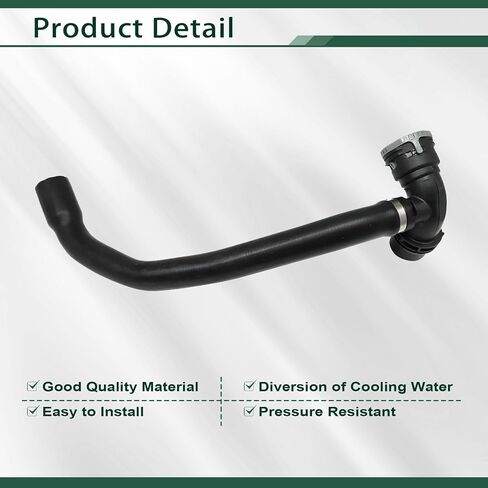 GXARTS Engine Radiator Cooling-Coolant Water Return Hose Pipe, Compatible with Volvo S60 S80 V70 XC60 XC70 XC90 2007-2013 Replace 30774513 in Saudi Arabia