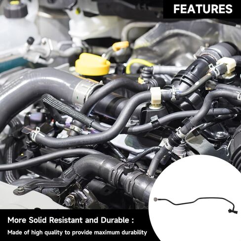 Coolant Radiator Reservoir Tank Overflow Hose - Compatible for Audi A4 allroad 2017 for Audi A4 2.0L 2017-2018 for Audi A5 2.0L Coupe/Convertible 2018 - Replace Part 8W0121081BL in Saudi Arabia