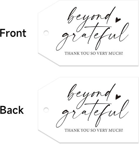 G2Plus شكرًا لك على علامات الهدايا ، إلى ما وراء العلامات الممتنة ، 50pcs ، شكرًا جزيلاً لك ، رقائق الذهب ، شكرًا لك على سلسلة لحفل الزفاف ، استحمام الطفل ، عيد ميلاد ، حفلات عطلة الخريف (3''x2 '') in Kuwait