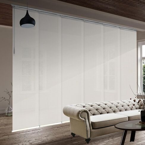 Meshed Tope 6-Panel Single Rail Panel Track Extendable 70"-130" W x 116" H, Panel Width 23.5" in Saudi Arabia