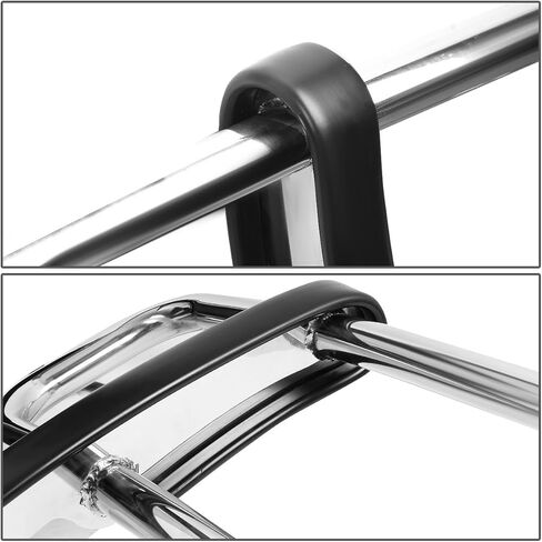 فرشاة المصد الأمامي طراز OE باللون الأسود من Auto Dynasty، واقي شبكة شريط الثور متوافق مع Hummer H3 / H3T 06-10 in Kuwait