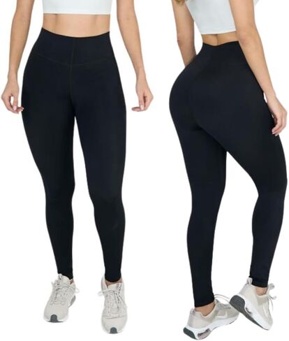 بنطال ضيق للسيدات من CC Leggins عالي الخصر - سروال يوجا للتحكم في رفع المؤخرة - سروال يوجا للتمرين بدون خياطة in Saudi Arabia