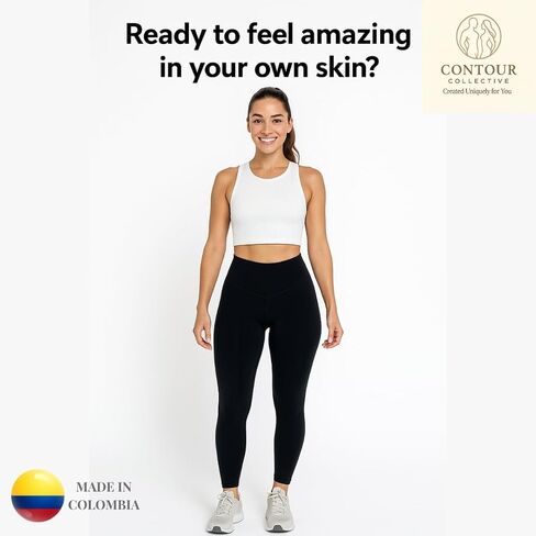 بنطال ضيق للسيدات من CC Leggins عالي الخصر - سروال يوجا للتحكم في رفع المؤخرة - سروال يوجا للتمرين بدون خياطة in Saudi Arabia