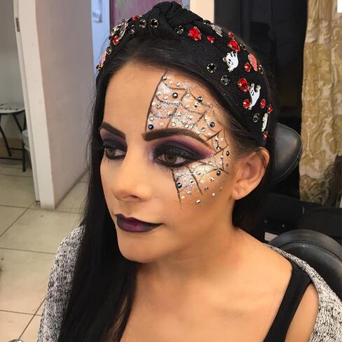 Halloween Headbands for Women Costumes Rhinestone Knotted Headband Halloween Party Favors in Saudi Arabia