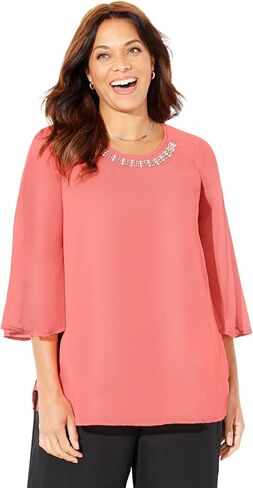 Catherines Women's Plus Size Dazzling Blouse in Saudi Arabia