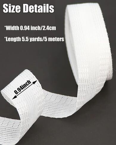 Hemming Tape for Pants, 5.4 Yards Iron On Hem Tape Washable No Sew Hemming Tape Pants Shortening Tape for Trousers Edge in Kuwait