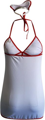 FZYLQY Sexy Lingerie for Women Nurse Costume Halloween Cosplay Women Lingerie Set Naughty Nurse Lingerie Doctor Cosplay in Kuwait