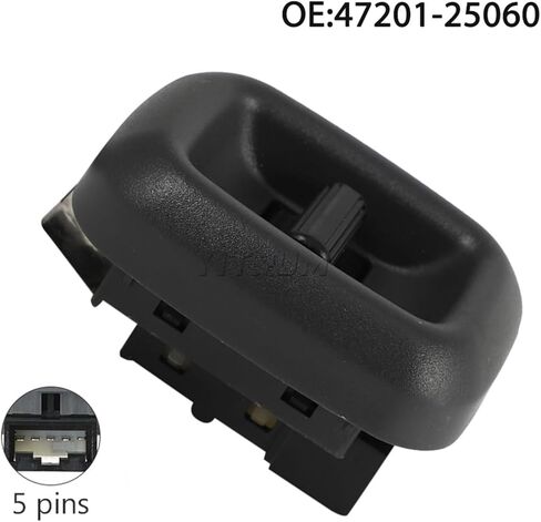 47201-25060 4720125060 Electric Power Window Single Switch 1Pcs(47201-25060-Grey) in Saudi Arabia