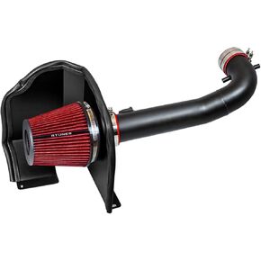 RTUNES RACING BLACK PIPE HEAT SHIELD COLD AIR INTAKE + FILTER Compatible For 14-20 Chevy Chevrolet/GMC/Cadillac V8 5.3L/6.2L in Kuwait
