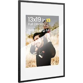 إطار معدني من الألومنيوم مقاس 4x6 من Heimlove، إطار صورة ذهبي مقاس 3.5x5 مع حصيرة أو 4x6 بدون حصيرة لعرض سطح الطاولة والتركيب على الحائط، تتضمن أدوات تعليق على الحائط in Kuwait