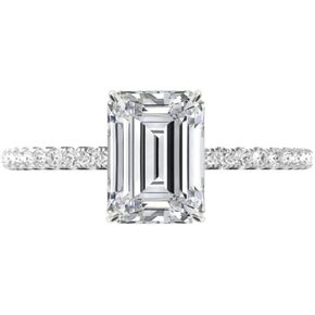 3 CT Emerald Infinity Accent Engagement Ring Wedding Eternity Band Vintage Solitaire Silver Jewelry Halo-Setting Anniversary Praise Vintage Ring Gift by Neerja Jewels in Saudi Arabia