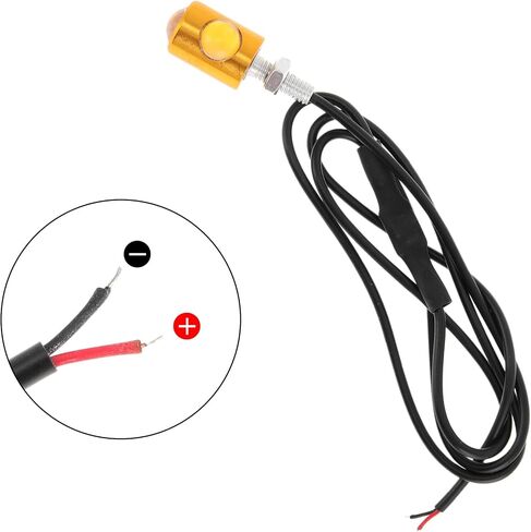 2Pcs License Plate Light 12V LED Tag Lamp for Car Motorcycle Waterproof Yellow License Plate Light in Saudi Arabia