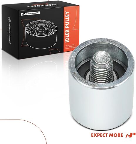 A-Premium Lower Belt Idler Pulley Compatible with Volkswagen Jetta 2000-2005 2007-2008, Passat 2000 2002-2008, Golf, Golf R, Beetle, Eos, GTI & Audi A4, A4 Quattro, A3, A3 Quattro, TT, TT Quattro in Saudi Arabia