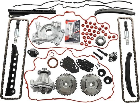 SCITOO Timing Chain Kit suitable for Ford Expedition for F-150 for F-250 Super Duty for F-350 Super Duty for Lincoln Mark LT Navigator 2004-2008 TK6068 G6046VT(x2) 5L3Z-6268-A in Saudi Arabia