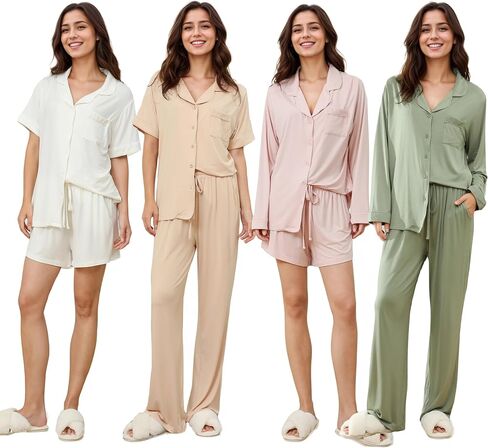 Pajamas for Women Set Jersey 2 Piece Bridesmaid Sleepwear Bridal Gift Bride PJs Loungewear in Saudi Arabia