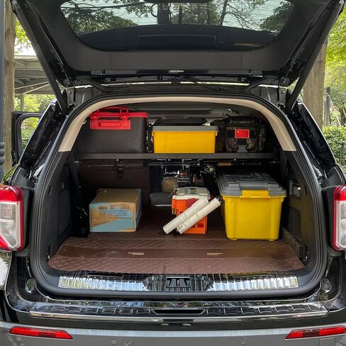 for Ford Explorer 2020-2024 Car Trunk Rack Shelf Luggage Storage Panel Organizer Car Accessories in Kuwait
