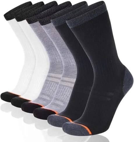 Long Socks for Men, Suitable for Outdoor Leisure Sports in Autumn and Winter (6 Pairs) in Saudi Arabia