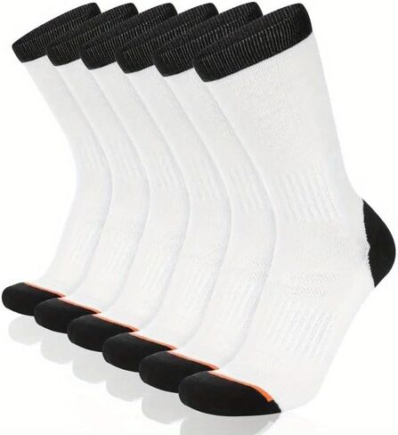 Long Socks for Men, Suitable for Outdoor Leisure Sports in Autumn and Winter (6 Pairs) in Saudi Arabia