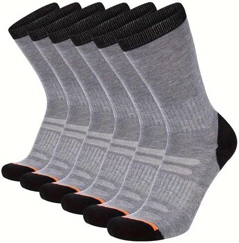 Long Socks for Men, Suitable for Outdoor Leisure Sports in Autumn and Winter (6 Pairs) in Saudi Arabia
