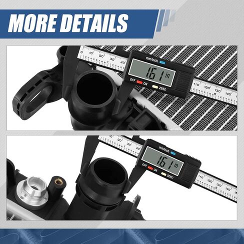 Auto Dynasty Radiator Compatible with 08-10 A5 A6 A7 Quattro S4 S5 Q5 SQ5 3.0L 3.2L 3.6L Gas Powered AT, DPI 13278 Factory Style 2-Row Cooling Radiator, Aluminum Core in Saudi Arabia