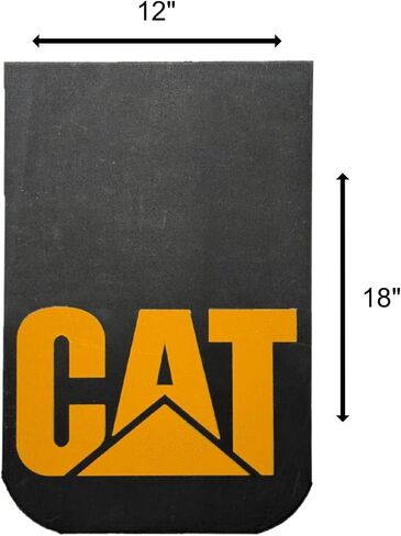 Cat Mud Flaps - 12" x 18" x 1/4" Thick (Set of 2) in Saudi Arabia