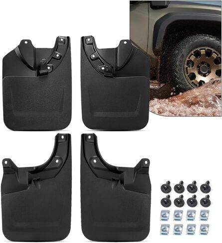 Mud Flaps for Ford F150 2025 2024 2023 2022 2021, Mud Flaps for Trucks for F-150 Mudflaps Splash Guards for 2025 Ford F150 Accessories, No Drilling Mud Guards, Set of 4 in Kuwait
