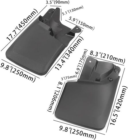 Mud Flaps for Ford F150 2025 2024 2023 2022 2021, Mud Flaps for Trucks for F-150 Mudflaps Splash Guards for 2025 Ford F150 Accessories, No Drilling Mud Guards, Set of 4 in Kuwait