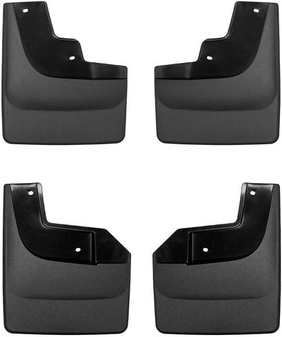 WeatherTech Custom No Drill Splash Guard MudFlaps for Ford F-150 Raptor - Front & Rear Set (110150-120150), Black in Saudi Arabia