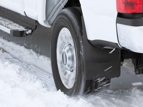 WeatherTech Custom No Drill Splash Guard MudFlaps for Ford F-150 Raptor - Front & Rear Set (110150-120150), Black in Saudi Arabia