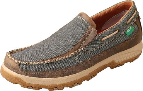 Twisted X Men's Cellstretch Casual Slip-on Leather Shoes Driving Style Loafer in Saudi Arabia