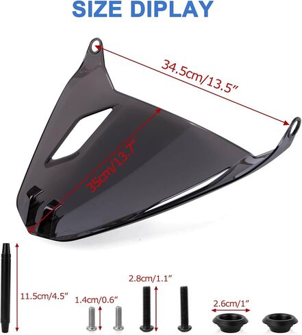 PSLER Spyder F3 Gauge Spoiler Cover Tinted Gauge Support Gauge Shield Cover Gauge Protector Fit for Spyder F3 F3-S 2015-2023 Accessories Replace #219400531 Smoked in Saudi Arabia