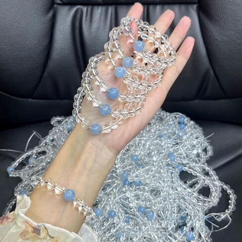 Beaded Bracelets for Women,Stretch Healing Crystal Bracelet Natural Stone Gemstone Jewelry Gifts in Saudi Arabia