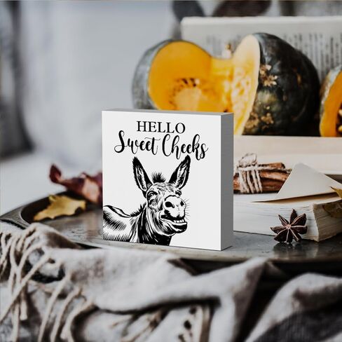 Fall Wooden Box Sign Desk Decor, 5.1 X 5.1 Inch Autumn Wood Sign for Tiered Tray Decor for Home Living Room Harvest Day Thanksgiving Tabletop Decor-Blessed Pumpkin in Saudi Arabia