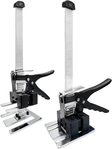 Greywolf مجهود ذراع جاك 2 حزمة، 15.5 بوصة أداة جاك يدوية، رفع الأثاث متعدد الوظائف، تحمل 440 رطل رفع 6.7 بوصة، للخزانة وبلاط الحائط أداة ضبط الارتفاع المحمولة in Kuwait