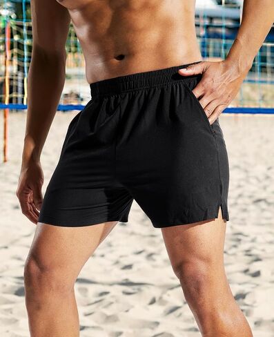 Men's 5 Inch Active Shorts Dry Fit Running Shorts for Men Gym Workout Athletic Shorts with Pockets, Lightweight in Saudi Arabia