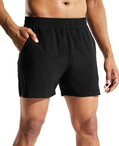Men's 5 Inch Active Shorts Dry Fit Running Shorts for Men Gym Workout Athletic Shorts with Pockets, Lightweight in Saudi Arabia