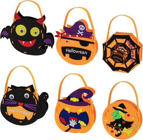 OZENT 8 Set Sewing Handbag Kit, Sew Your Own Purses and Handbags, Felt Sewing Kit with Stickers DIY Sewing Felt Craft for Girls in Saudi Arabia