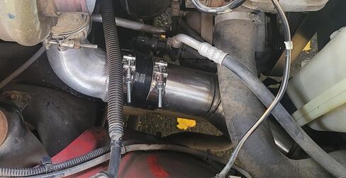 Full Intercooler piping kit for 5.9L 24V Cummins Engines in 1998-02 Ram 2500/3500 pickup in Saudi Arabia
