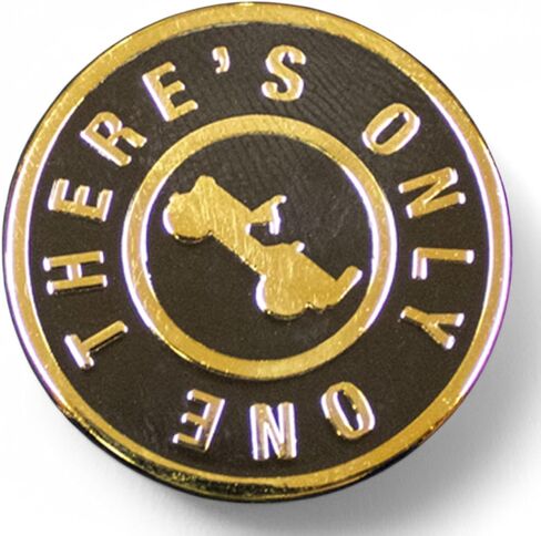 Jeep There’s Only One Lapel Pin – Vintage Willys Jeep Round Cloisonné Enamel Badge | 1" Collectible Pin | Made in USA in Saudi Arabia