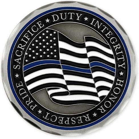 Pinmart's USA Veteran 3D Challenge Coins - Gifts for Military, Police, Firefighters - American Flag, Patriotic, Thin Blue Line Challenge Coin Designs in Saudi Arabia