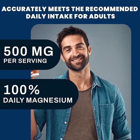 Magnesium Complex Supplement, Provided by 1000mg of Eight Different Forms of Magnesium，Easy Absorption for Bones, Muscle, Recovery, Energy, Vegan Non-GMO120 Capsules (1pcs) in Saudi Arabia
