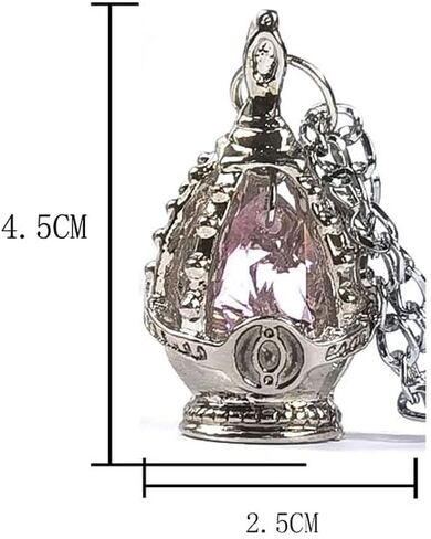 Ultimate Anime Cosplay Jewelry Set: 5 Soul Core Gem Necklaces with 5 Unique Tail Rings for Every Character! in Saudi Arabia