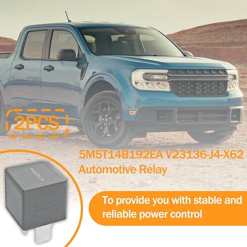 مرحل 5M5T14B192EA V23136-J4-X62 - مرحل سيارات 12 فولت 70 أمبير 4 دبابيس للأنظمة الكهربائية - استبدال مباشر لـ 1425754، F80B-14B192-AA in Saudi Arabia