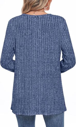 TAOHUADAO 2025 سترات الخريف النسائية كم طويل تونك القمم كلا الجانبين أزرار ديكور Sweatershirts يغطي الرجل in Kuwait