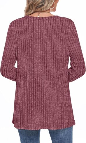 TAOHUADAO 2025 سترات الخريف النسائية كم طويل تونك القمم كلا الجانبين أزرار ديكور Sweatershirts يغطي الرجل in Kuwait