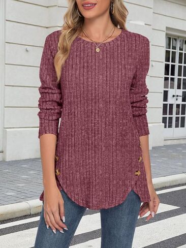 TAOHUADAO 2025 سترات الخريف النسائية كم طويل تونك القمم كلا الجانبين أزرار ديكور Sweatershirts يغطي الرجل in Kuwait