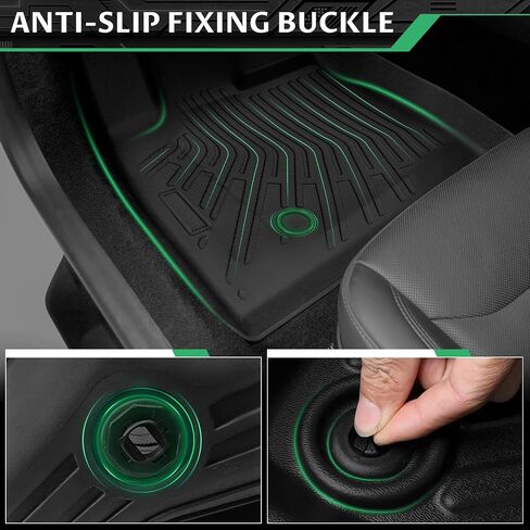 Floor Mats for Toyota Prius 2004-2009, Custom Fit TPE All Weather Protection Floor Liners, Prius c & Prius v Non-Slip Waterproof Trunk Mat, Car Accessories for 2nd Gen Prius in Saudi Arabia