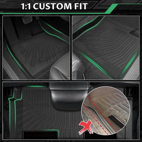 Floor Mats for Toyota Prius 2004-2009, Custom Fit TPE All Weather Protection Floor Liners, Prius c & Prius v Non-Slip Waterproof Trunk Mat, Car Accessories for 2nd Gen Prius in Saudi Arabia