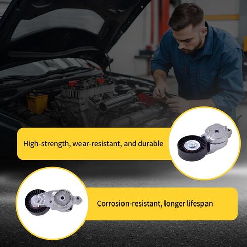 Drive Belt Tensioner 39106 Fit for Toyota Camry 2012-2017, Highlander 2009-2018, RAV4 2009-2018, Lexus NX300h 15-18, Sienna Venza Scion tc L4 2.5L Pulley Tensioners in Saudi Arabia